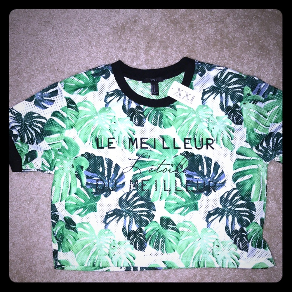 New F21 Crop Top